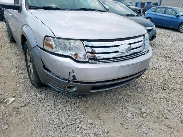 1FMDK02W29GA05777 - 2009 FORD TAURUS X S SILVER photo 9