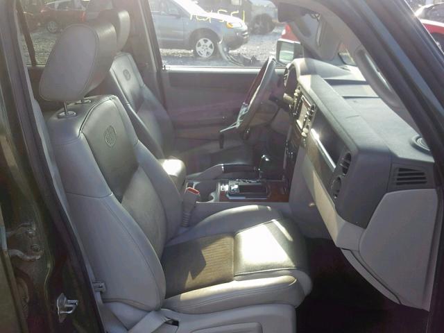 1J8HG68218C142352 - 2008 JEEP COMMANDER მწვანე ფოტო 5