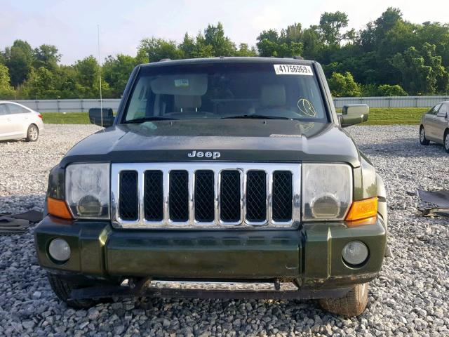 1J8HG68218C142352 - 2008 JEEP COMMANDER მწვანე ფოტო 9