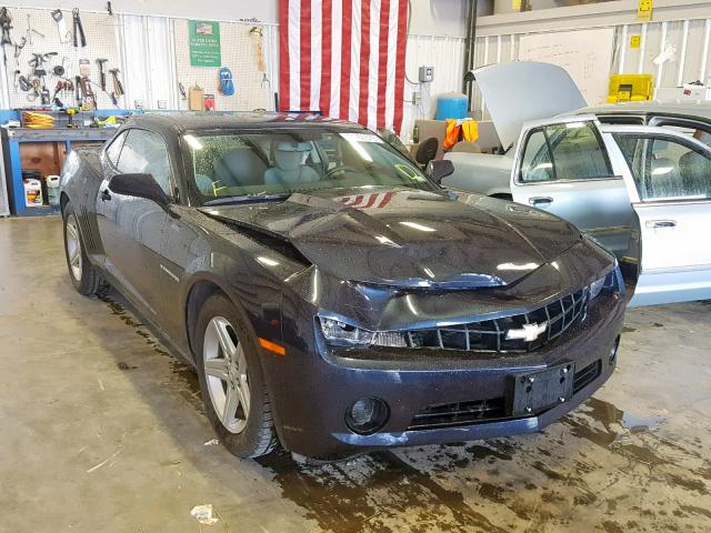 2G1FE1E33D9231368 - 2013 CHEVROLET CAMARO LS BLUE photo 1