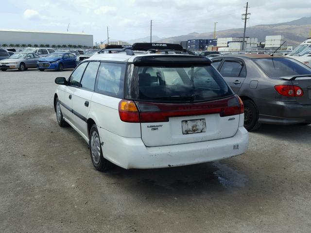 4S3BH6350Y7309014 - 2000 SUBARU LEGACY L WHITE photo 3