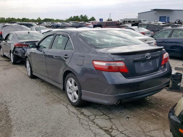 4T1BK46K97U051613 - 2007 TOYOTA CAMRY NEW CHARCOAL photo 3