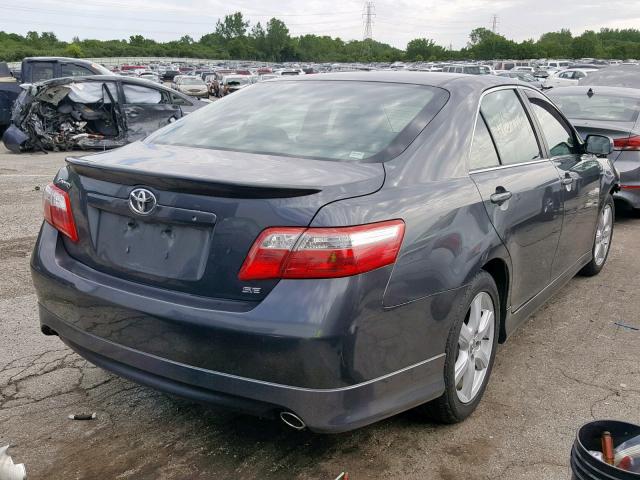 4T1BK46K97U051613 - 2007 TOYOTA CAMRY NEW CHARCOAL photo 4