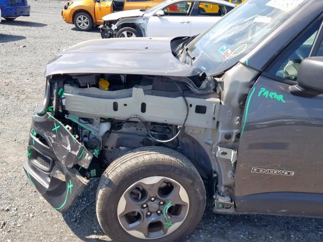 ZACCJBAB0HPF38936 - 2017 JEEP RENEGADE S 石墨色 照片 9