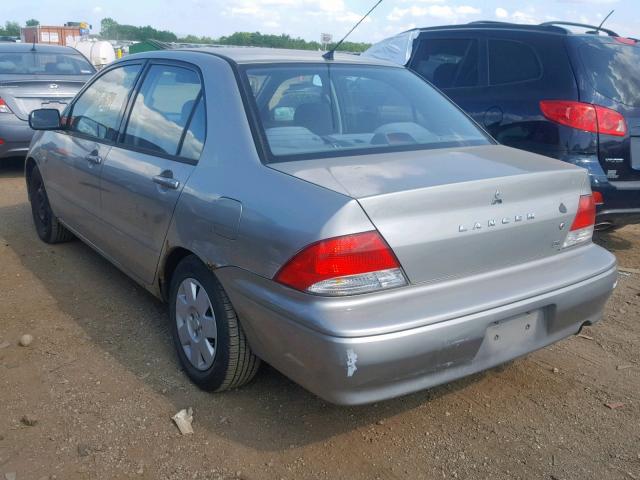 JA3AJ26E42U070126 - 2002 MITSUBISHI LANCER ES SILVER photo 3