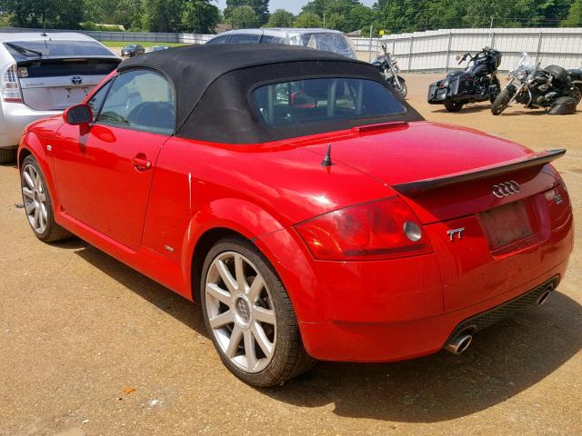 TRUUF28N141019271 - 2004 AUDI TT 3.2 RED photo 3