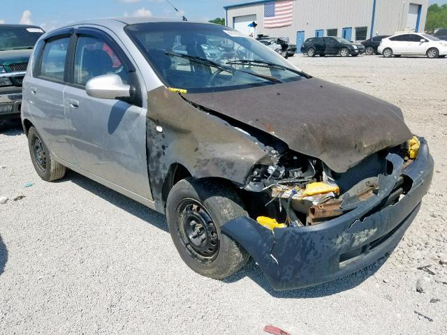 KL1TD66607B756806 - 2007 CHEVROLET AVEO BASE Күміс фото 1