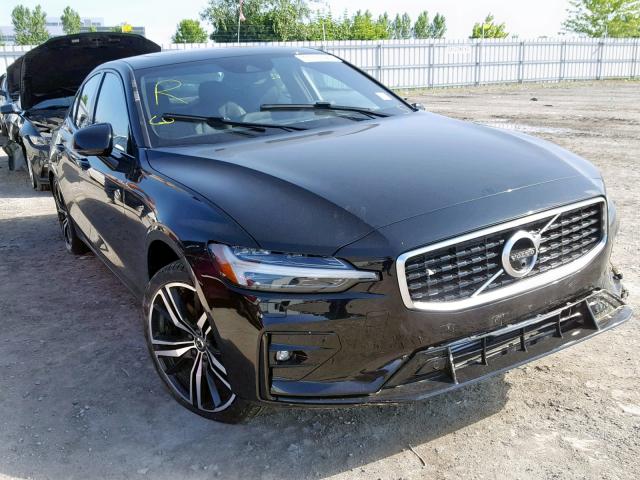 7JRA22TM4KG015864 - 2019 VOLVO S60 T6 BLACK photo 1