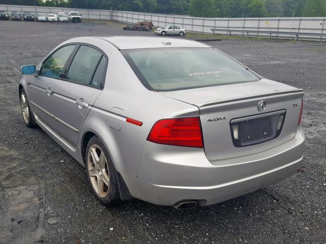 19UUA66226A014707 - 2006 ACURA 3.2TL GRAY photo 3