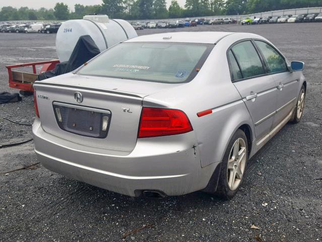 19UUA66226A014707 - 2006 ACURA 3.2TL GRAY photo 4