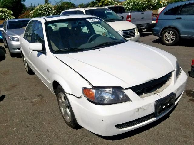 JM1BJ226X21624842 - 2002 MAZDA PROTEGE DX WHITE photo 1