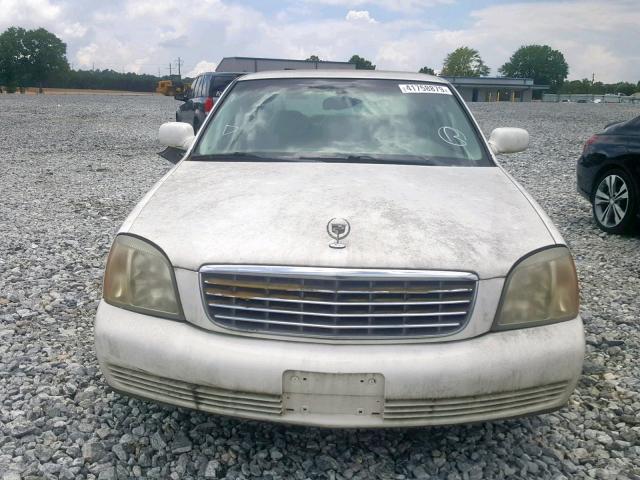 1G6KD54Y75U134212 - 2005 CADILLAC DEVILLE CREAM photo 9