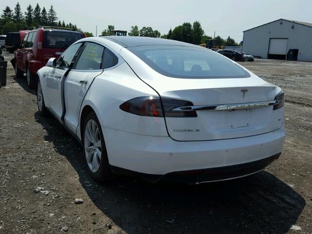 5YJSA1H18EFP47606 - 2014 TESLA MODEL S Սպիտակ լուսանկար 3
