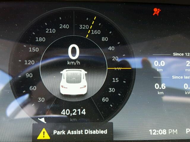 5YJSA1H18EFP47606 - 2014 TESLA MODEL S Սպիտակ լուսանկար 8