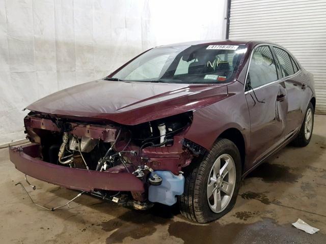 1G11C5SA6GF168482 - 2016 CHEVROLET MALIBU LIM BURGUNDY photo 2