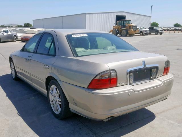 1LNHM87A54Y611245 - 2004 LINCOLN LS SILVER photo 3