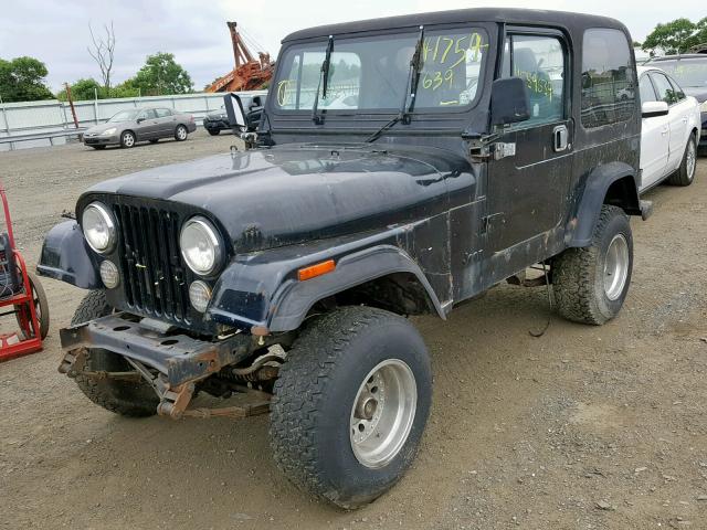 J9A93EC820082 - 1979 JEEP CJ-7 BLACK photo 2