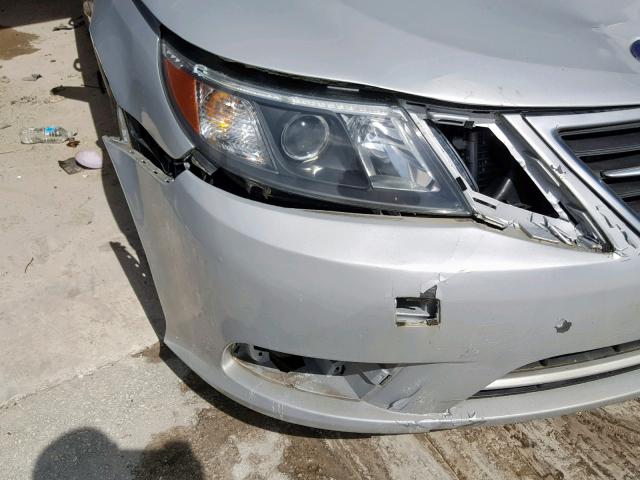 YS3FA4CYXA1609827 - 2010 SAAB 9-3 2.0T SILVER photo 7