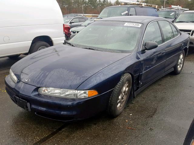 1G3WH52H1YF292611 - 2000 OLDSMOBILE INTRIGUE G BLUE photo 2