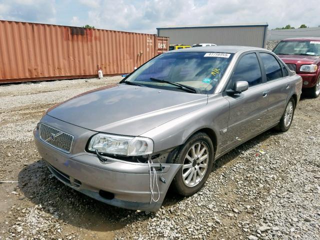 YV1TS92D541362170 - 2004 VOLVO S80 GRAY photo 2