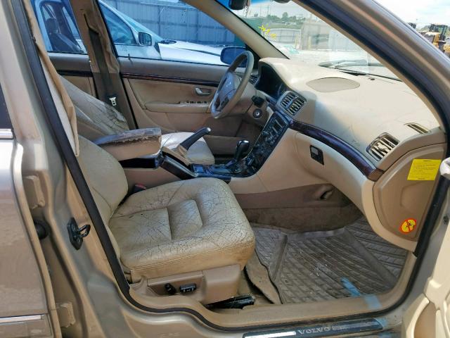 YV1TS92D541362170 - 2004 VOLVO S80 GRAY photo 5