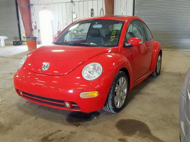 3VWCD21C83M444277 - 2003 VOLKSWAGEN NEW BEETLE წითელი ფოტო 2