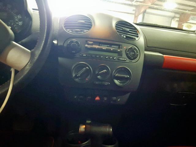 3VWCD21C83M444277 - 2003 VOLKSWAGEN NEW BEETLE წითელი ფოტო 9