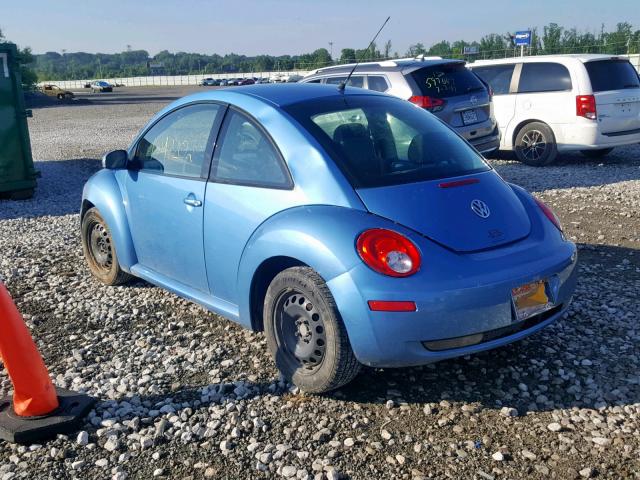 3VWPG3AG3AM000528 - 2010 VOLKSWAGEN NEW BEETLE ლურჯი ფოტო 3