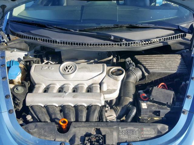 3VWPG3AG3AM000528 - 2010 VOLKSWAGEN NEW BEETLE ლურჯი ფოტო 7