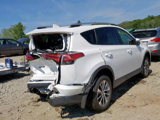 JTMRJREVXGD002273 - 2016 TOYOTA RAV4 HV XL WHITE photo 4