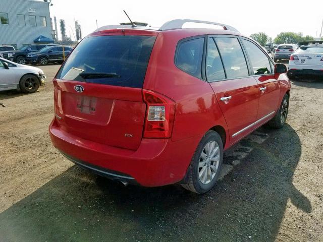 KNAHH8A83C7406569 - 2012 KIA RONDO RED photo 4