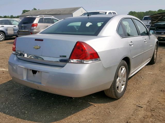 2G1WB5EK8B1164964 - 2011 CHEVROLET IMPALA LT SILVER photo 4