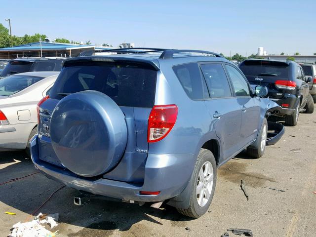 JTMBD31V985149272 - 2008 TOYOTA RAV4 LIMIT BLUE photo 4