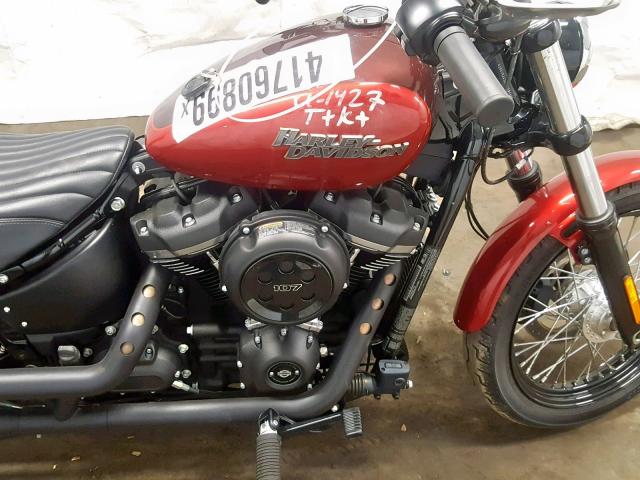 1HD1YJJ10JC030446 - 2018 HARLEY-DAVIDSON FXBB STREE RED photo 7