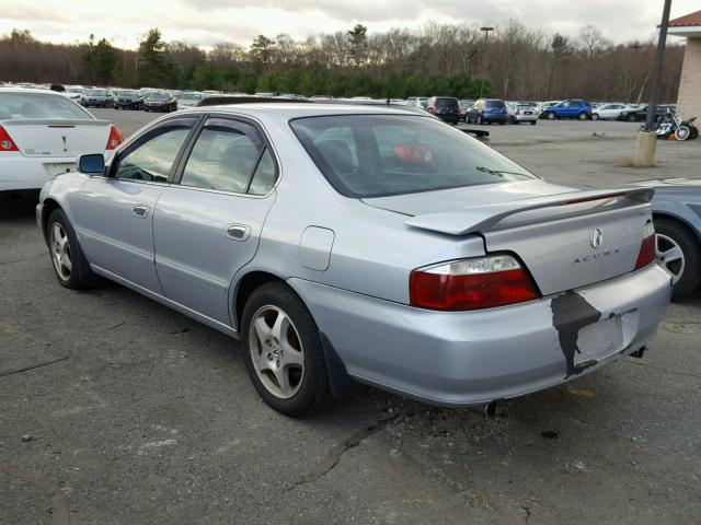 19UUA56633A057543 - 2003 ACURA 3.2TL SILVER photo 3