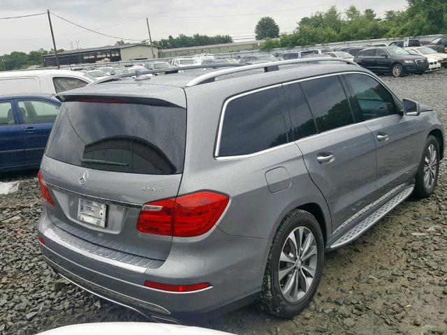 4JGDF7CE0EA418250 - 2014 MERCEDES-BENZ GL 450 4MA GRAY photo 4