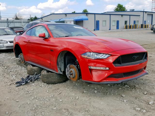 1FA6P8CF3K5163323 - 2019 FORD MUSTANG GT RED photo 1