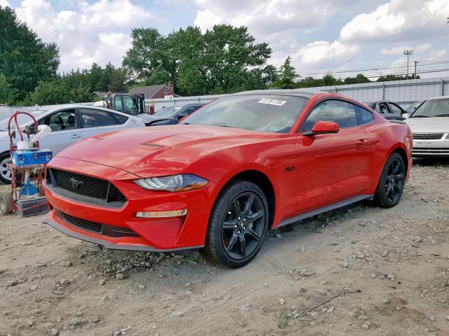 1FA6P8CF3K5163323 - 2019 FORD MUSTANG GT RED photo 2