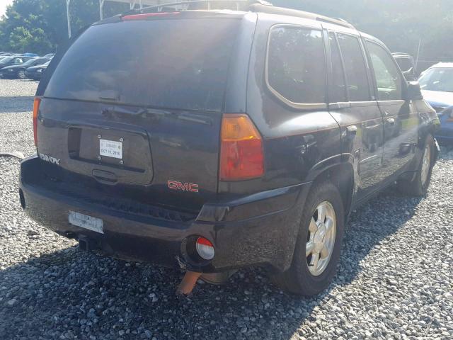 1GKDT13S222111513 - 2002 GMC ENVOY BLACK photo 4