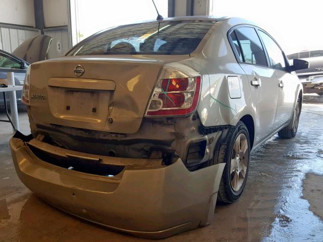 3N1AB61E58L732945 - 2008 NISSAN SENTRA 2.0 GRAY photo 4