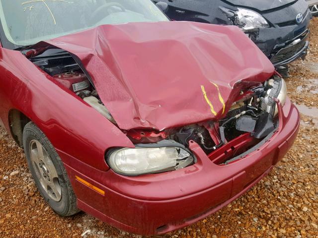 1G1ND52F04M676383 - 2004 CHEVROLET CLASSIC RED photo 10