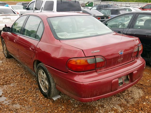 1G1ND52F04M676383 - 2004 CHEVROLET CLASSIC RED photo 3