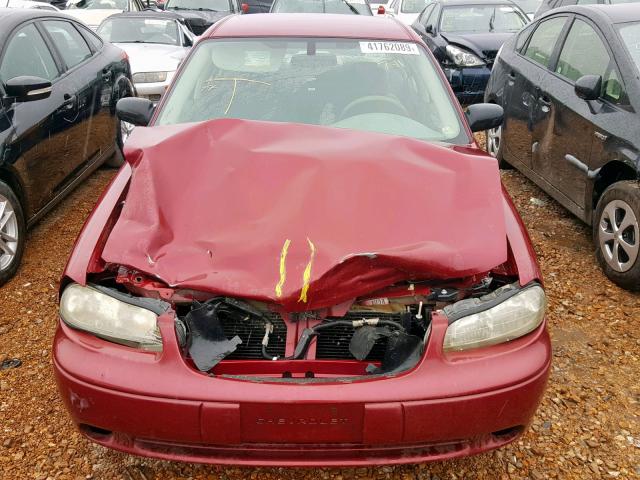 1G1ND52F04M676383 - 2004 CHEVROLET CLASSIC RED photo 7