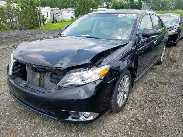 4T1BK3DB7BU429742 - 2011 TOYOTA AVALON BAS BLACK photo 2