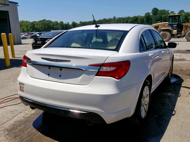 1C3BC1FG0BN606631 - 2011 CHRYSLER 200 TOURIN WHITE photo 4