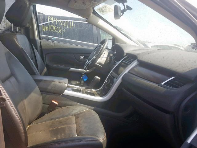 2FMDK3KCXDBB69446 - 2013 FORD EDGE LIMIT GRAY photo 5