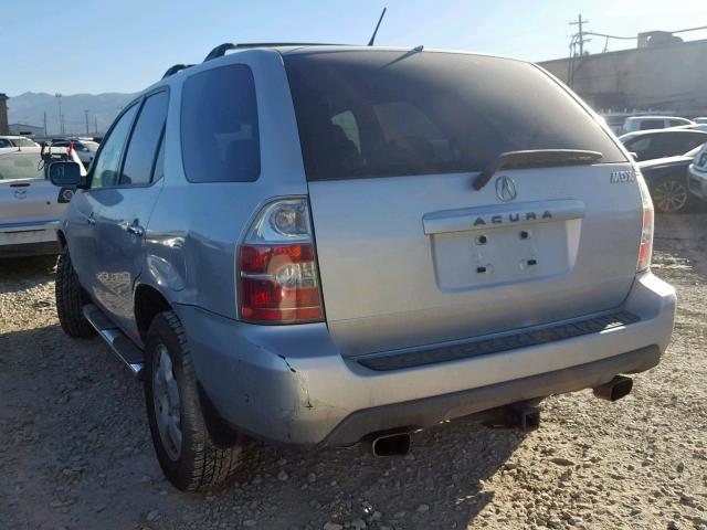 2HNYD18244H514948 - 2004 ACURA MDX GRAY photo 3