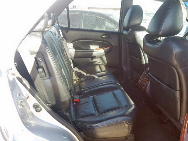 2HNYD18244H514948 - 2004 ACURA MDX GRAY photo 6