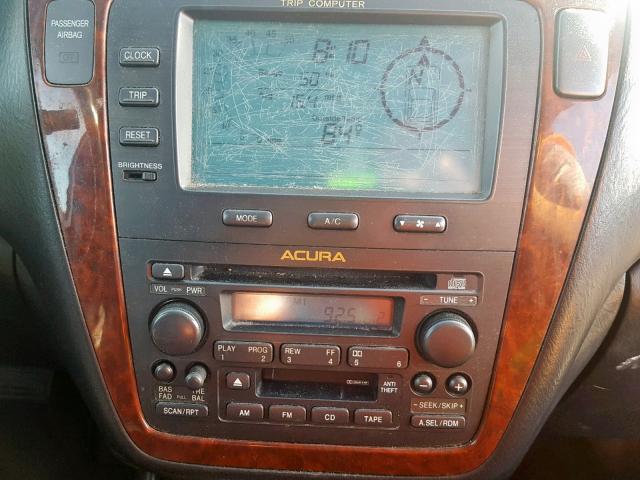 2HNYD18244H514948 - 2004 ACURA MDX GRAY photo 9