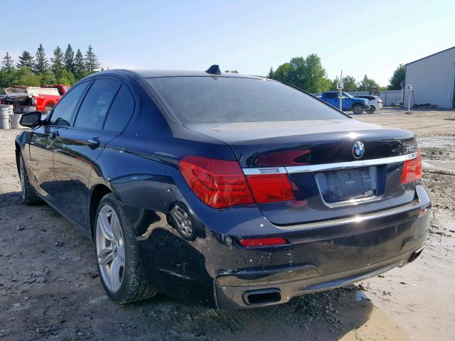 WBAKC6C54CC397240 - 2012 BMW 750I BLUE photo 3